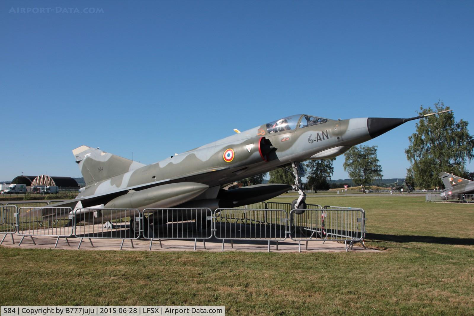 584, Dassault Mirage IIIE C/N 584, at Luxeuil