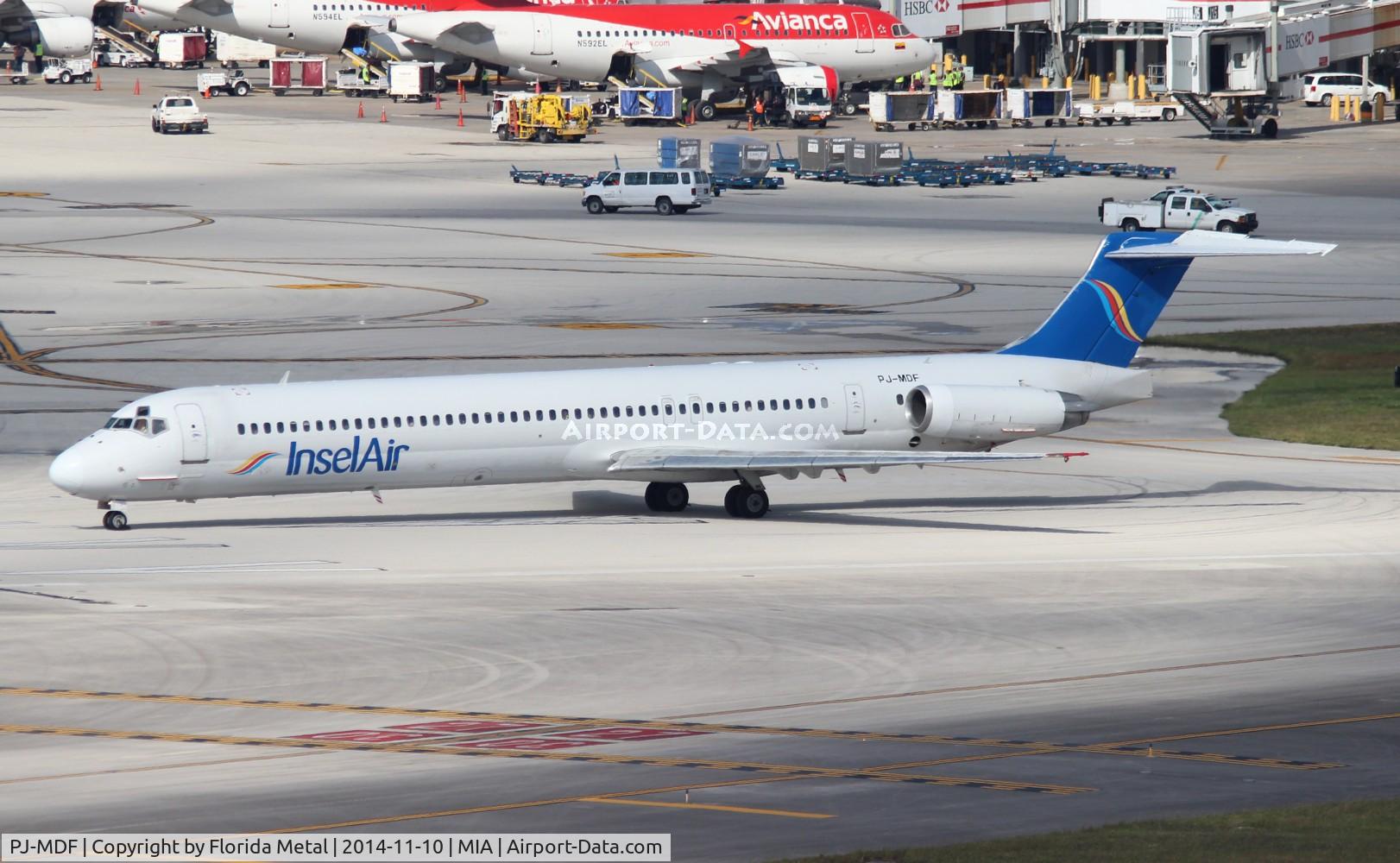 PJ-MDF, 1991 McDonnell Douglas MD-83 (DC-9-83) C/N 53014, Insel Air