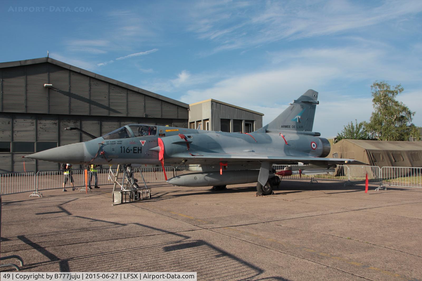49, Dassault Mirage 2000-5F C/N 225, at Luxeuil
