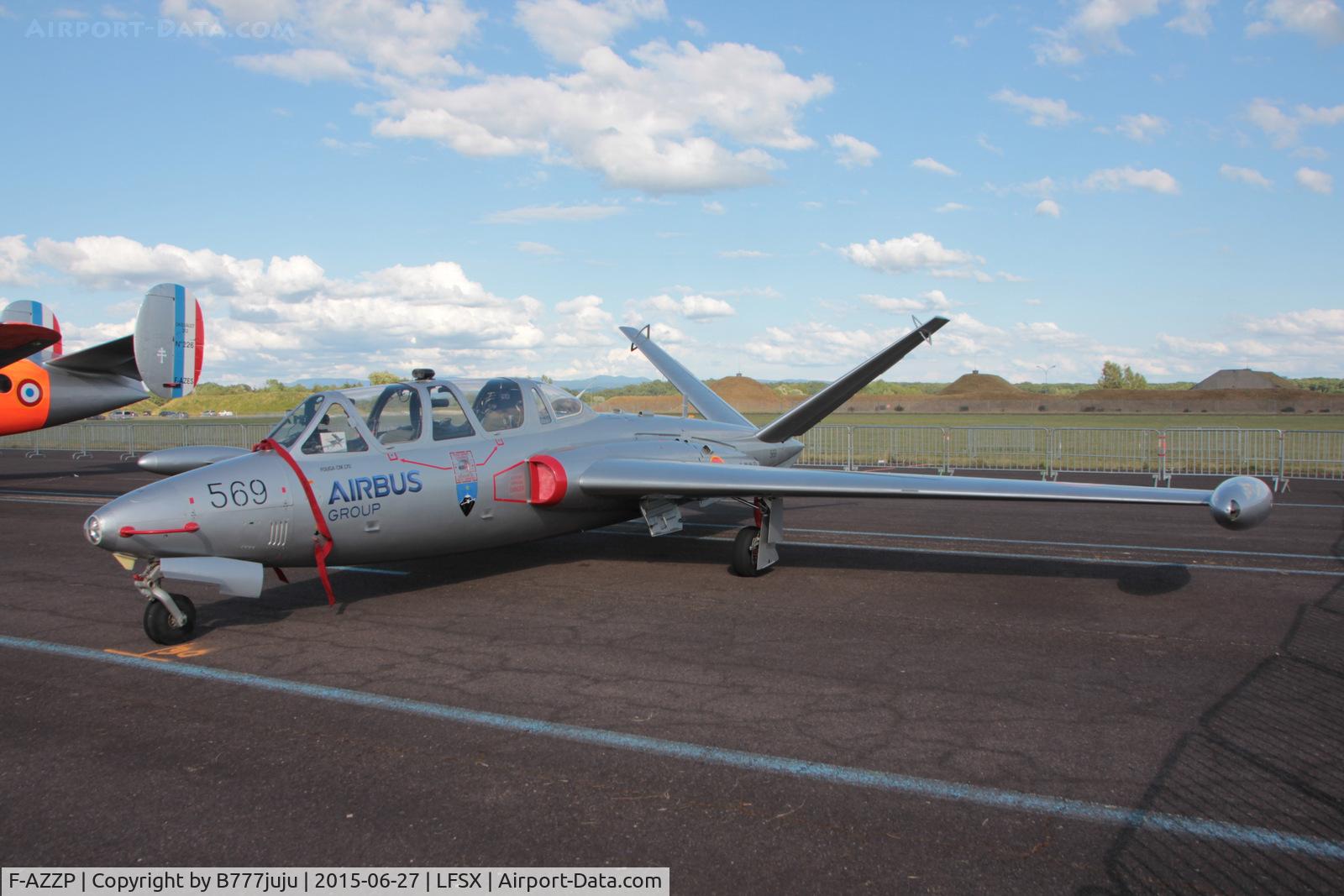 F-AZZP, 1966 Fouga CM-170R Magister C/N 569, at Luxeuil