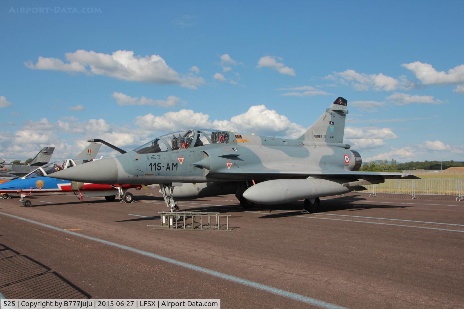 525, Dassault Mirage 2000B C/N 400, at Luxeuil