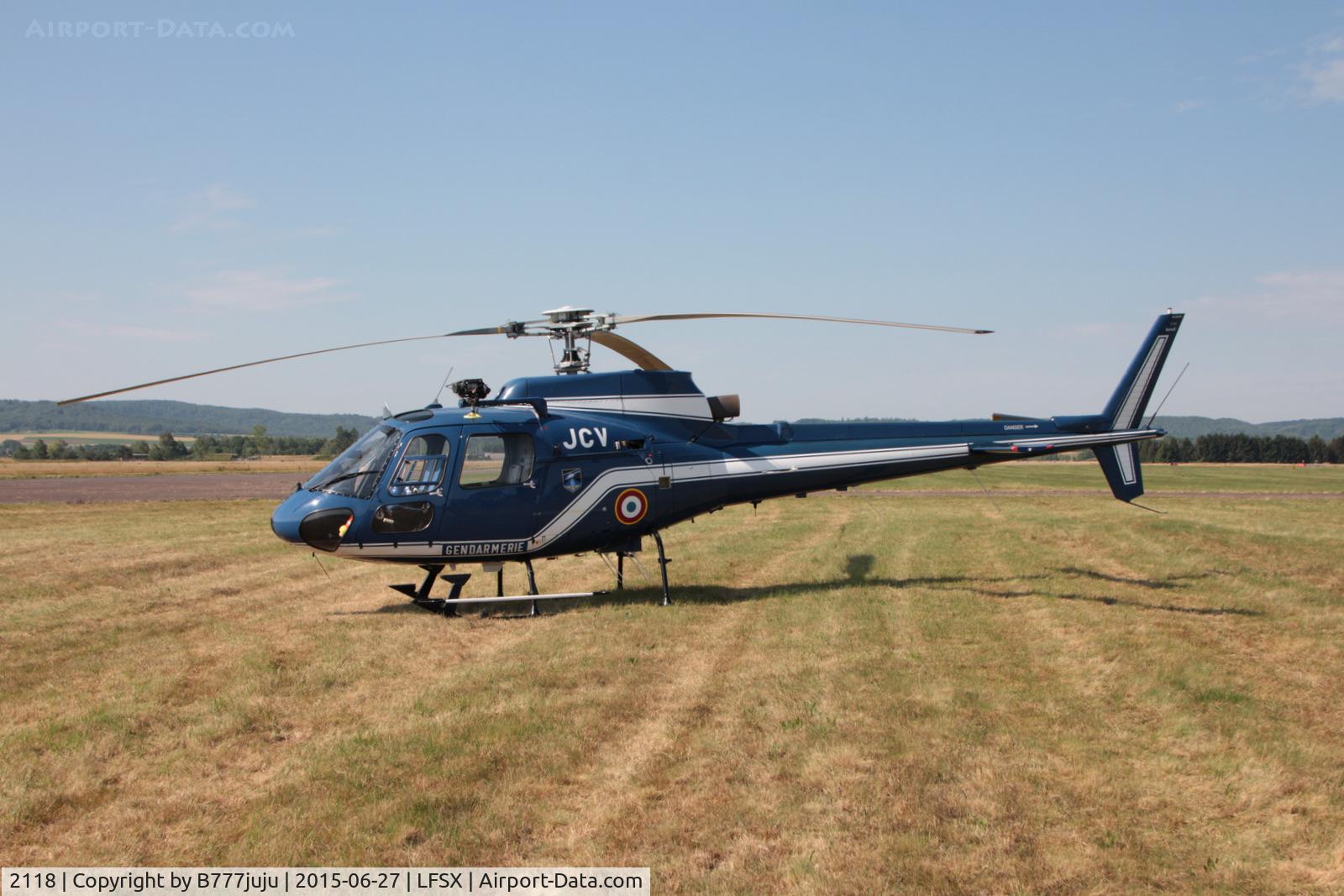 2118, 1989 Aerospatiale AS-350B Ecureuil C/N 2118, at Luxeuil