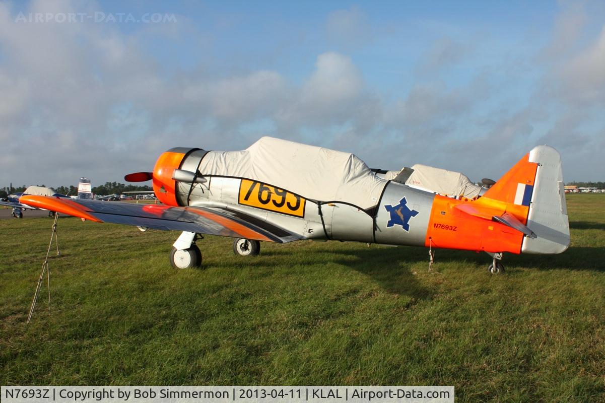 N7693Z, 1942 North American AT-6C Texan C/N 88-11637, Sun N Fun 2013