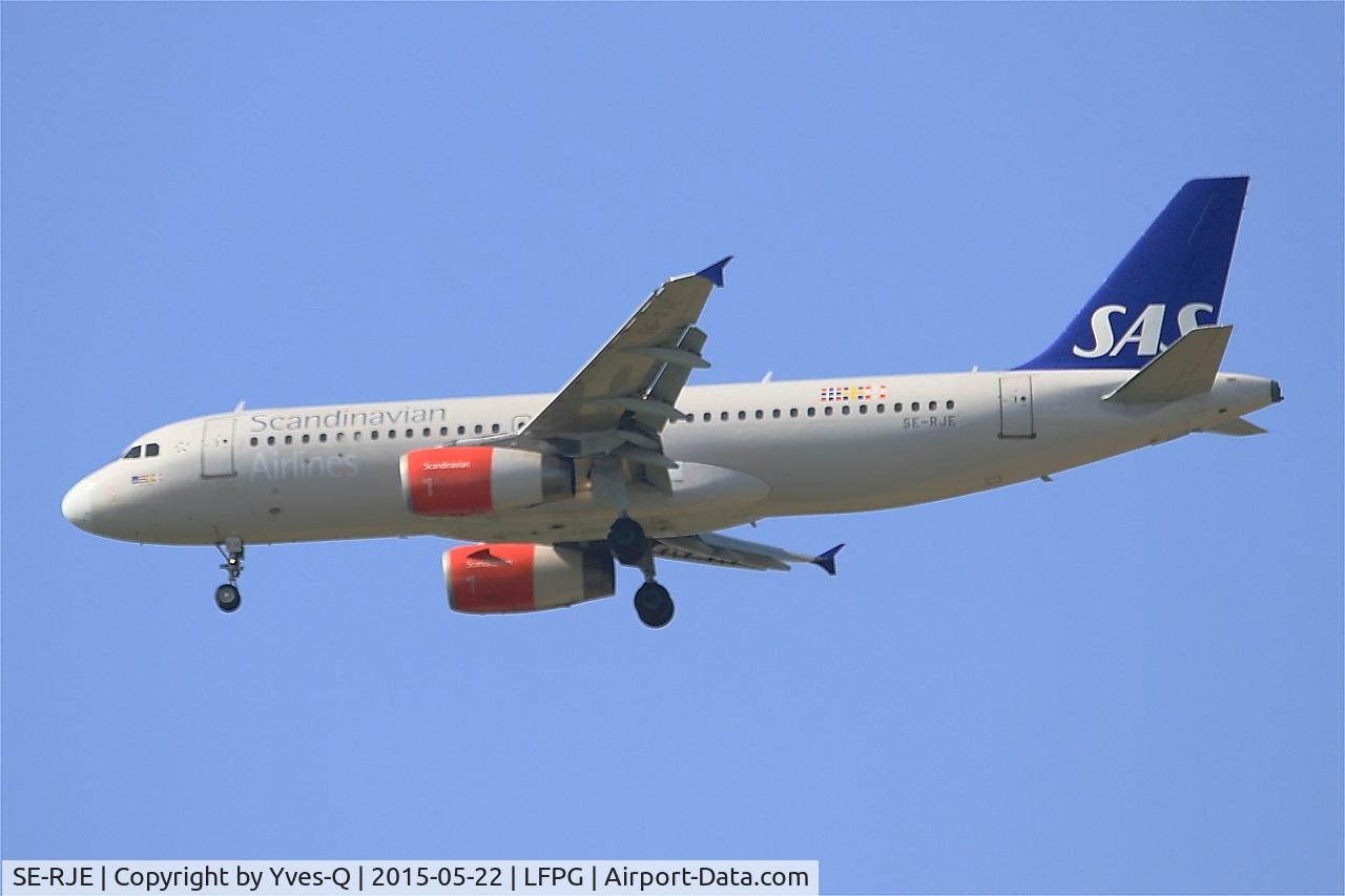 SE-RJE, 2000 Airbus A320-232 C/N 1183, Airbus A320-232, Short approach rwy 27R, Roissy Charles De Gaulle Airport (LFPG-CDG)