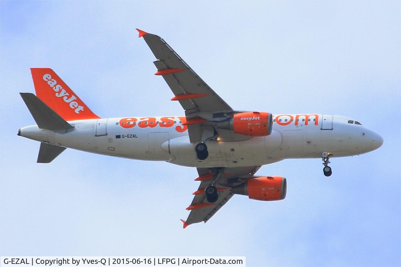 G-EZAL, 2006 Airbus A319-111 C/N 2754, Airbus A319-111, Short approach rwy 08R, Roissy Charles De Gaulle Airport (LFPG-CDG)