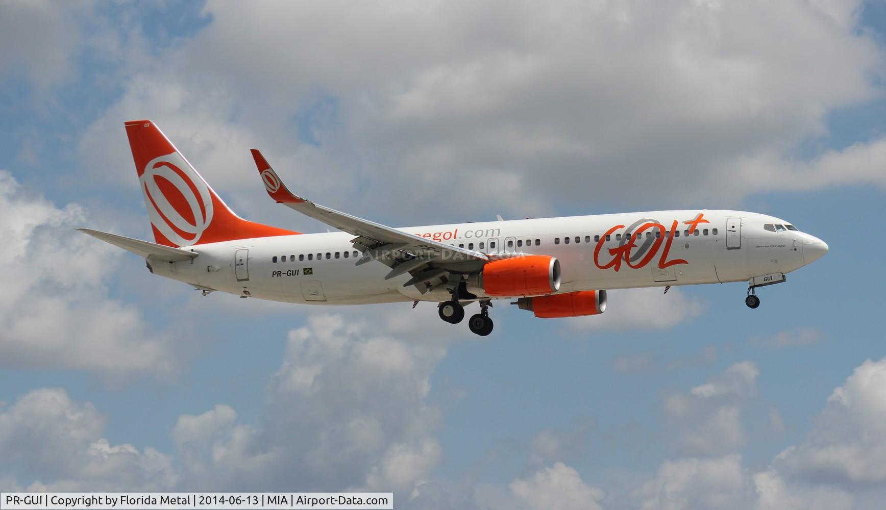 PR-GUI, 2011 Boeing 737-8EH C/N 35844, GOL Brazil