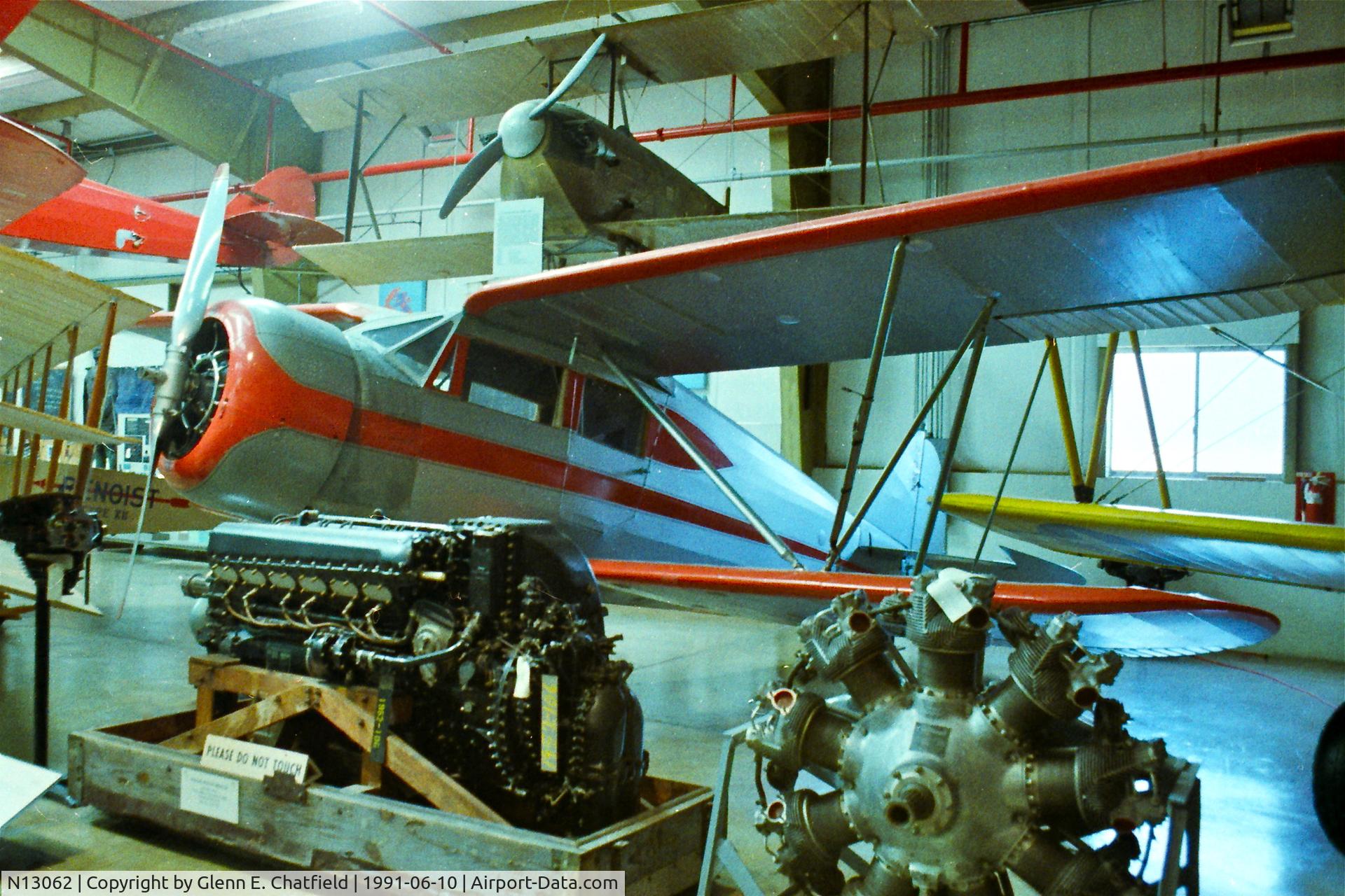 N13062, 1933 Waco UIC C/N 3715, At the NASM Paul Garber Restoration Facility