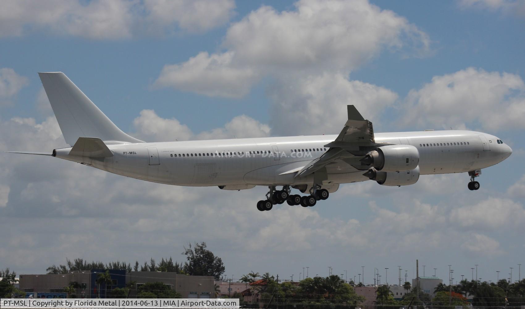 PT-MSL, 2003 Airbus A340-541 C/N 464, TAM A340-500