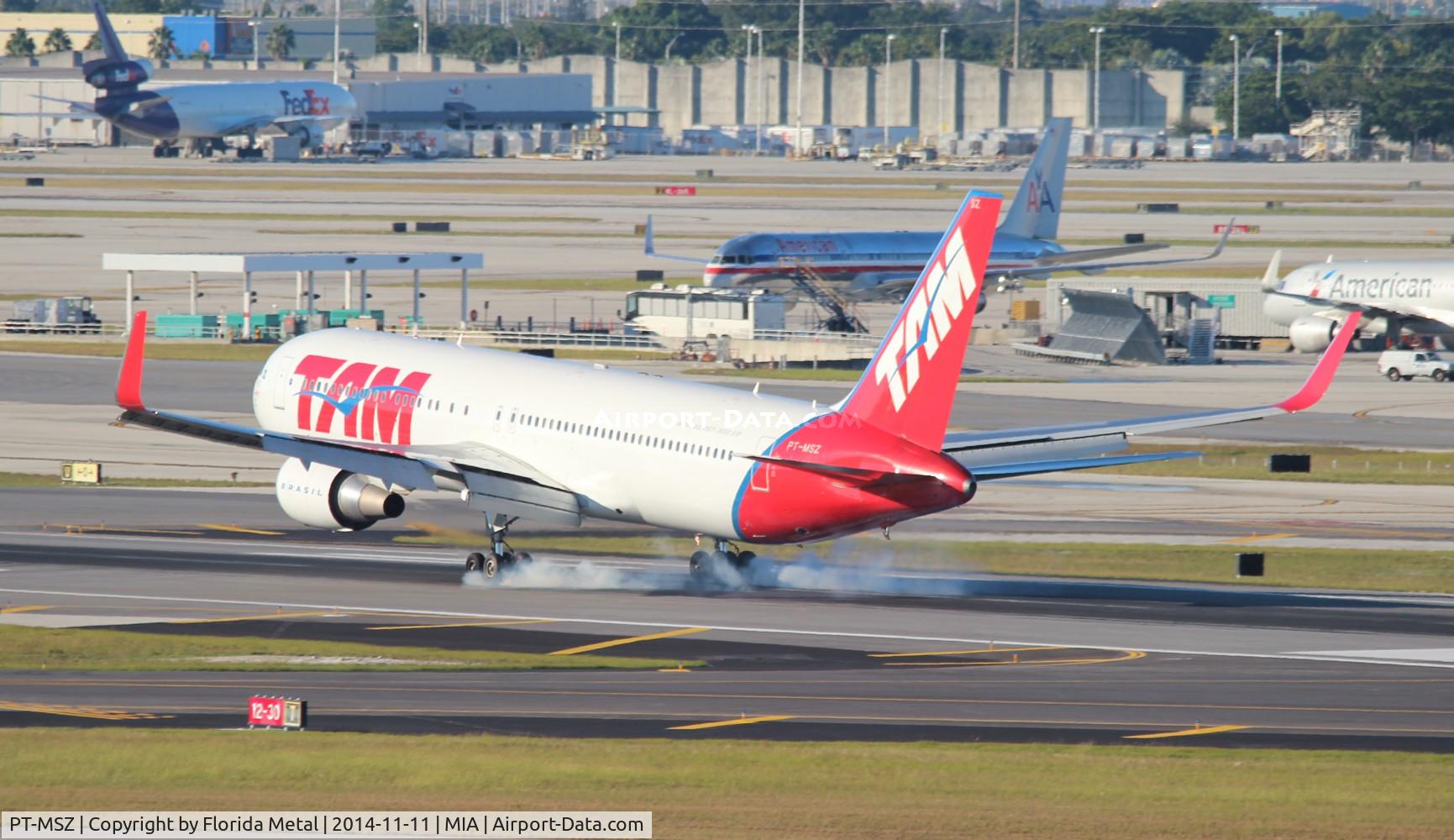 PT-MSZ, 2013 Boeing 767-316/ER C/N 41994, TAM 767-300