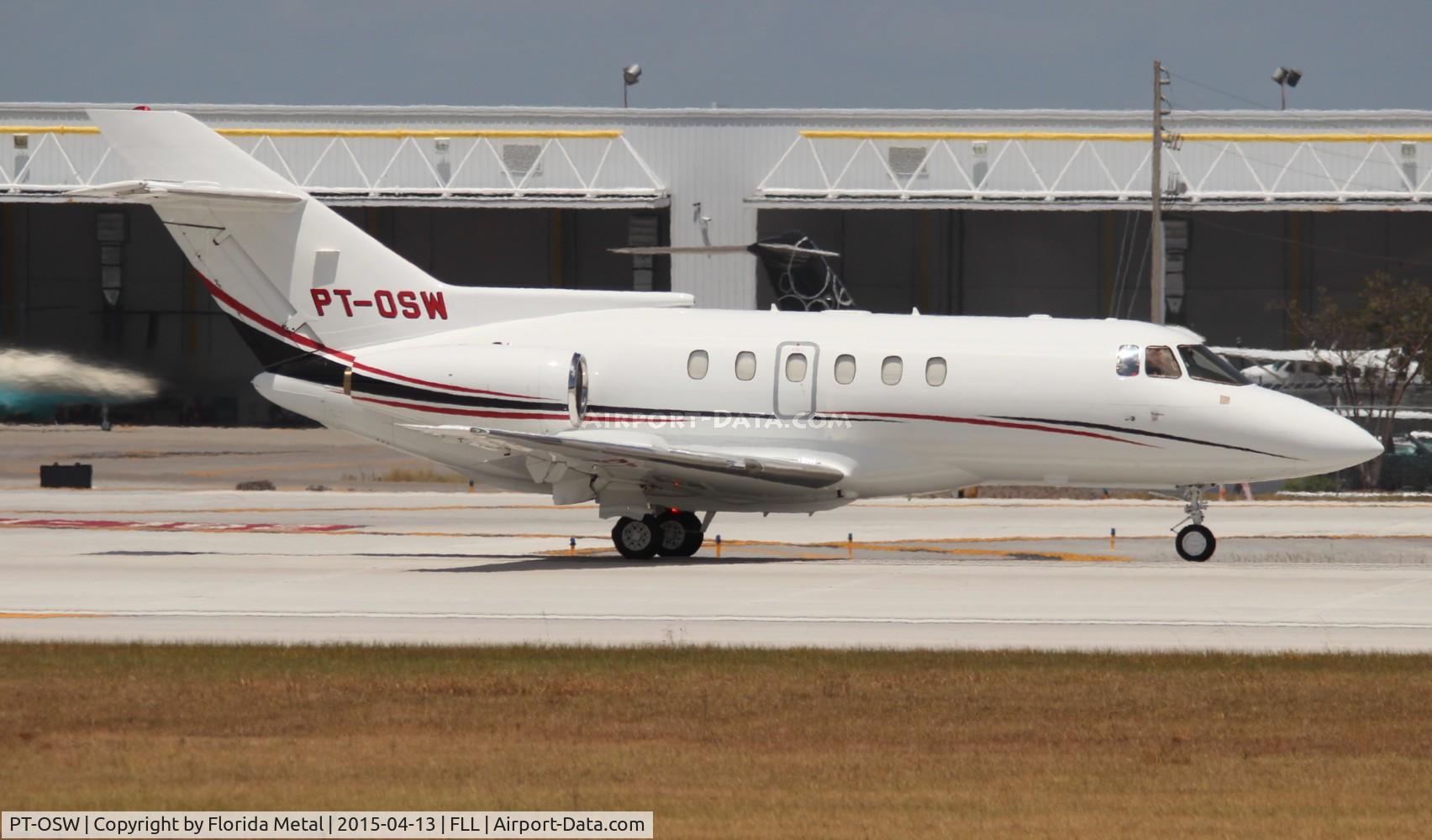 PT-OSW, 1990 British Aerospace BAe.125-800B C/N 258184, Hawker 800