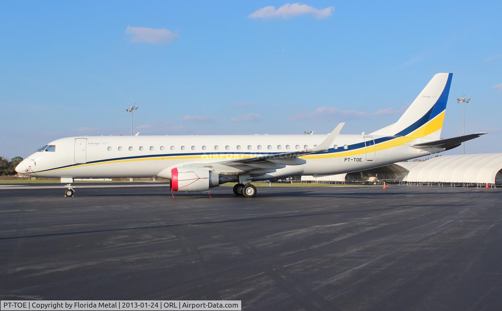 PT-TOE, Embraer ERJ-190-100ECJ Lineage 1000 C/N 19000317, Lineage 1000