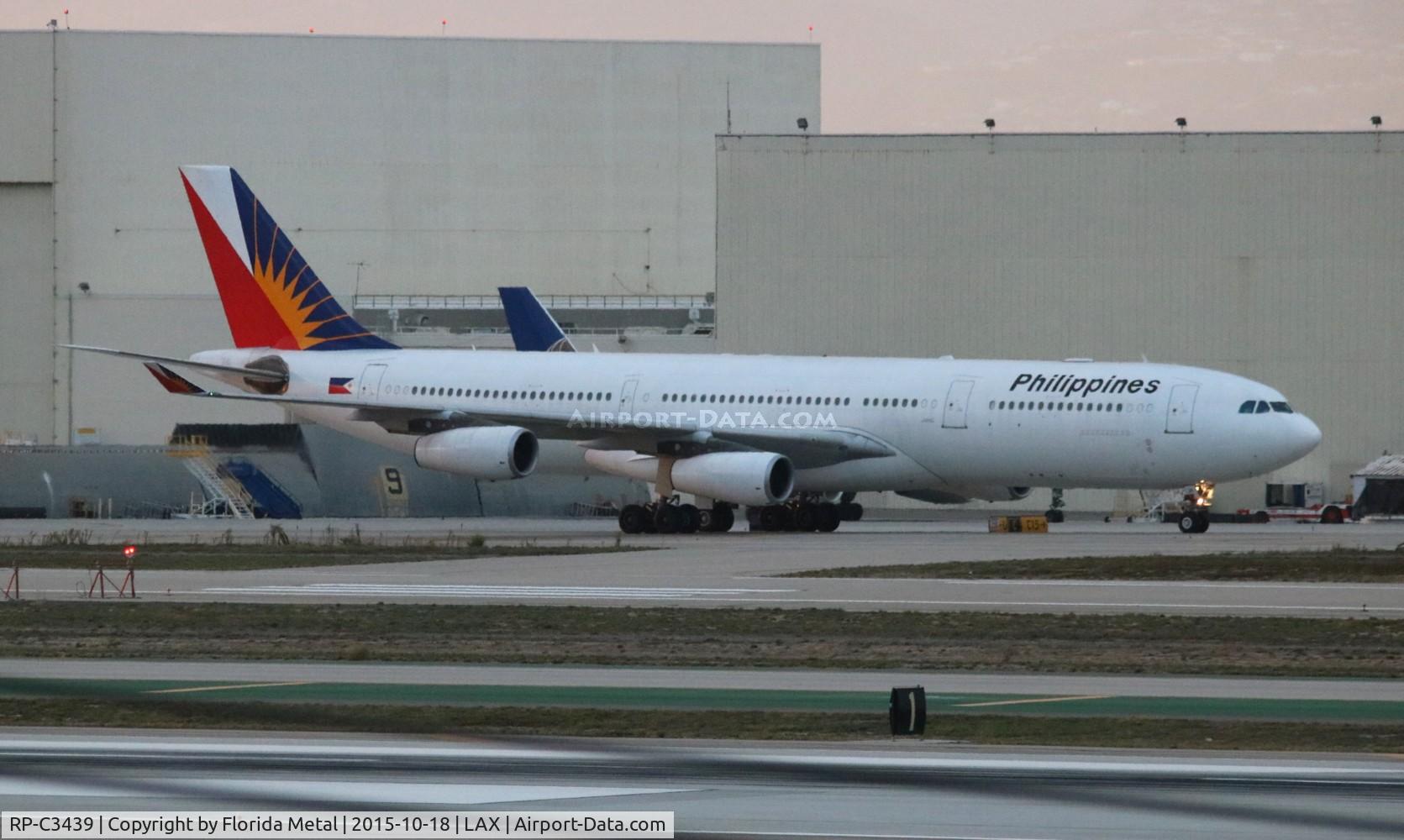 RP-C3439, 2002 Airbus A340-313 C/N 459, Philippine A340-300