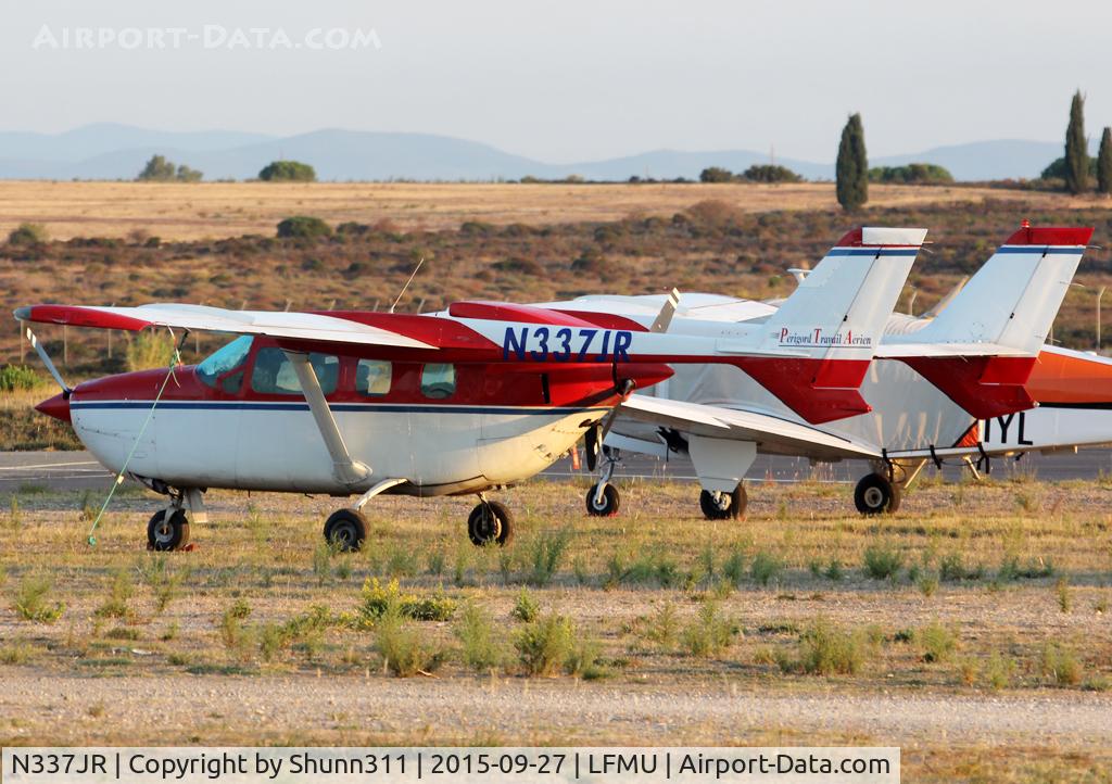 N337JR, 1973 Cessna 337G Super Skymaster C/N 33701474, Parked...