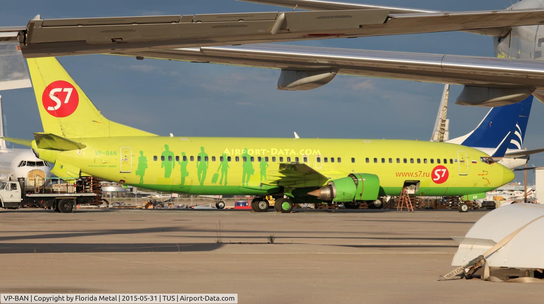VP-BAN, 1992 Boeing 737-4Y0 C/N 26071, S7 Airlines Russia