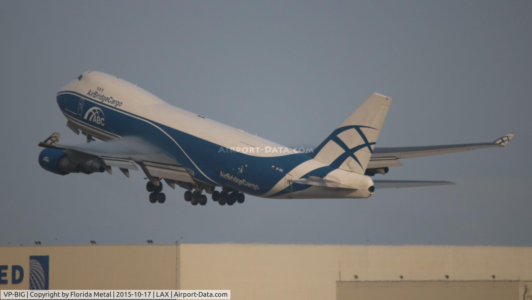 VP-BIG, 2007 Boeing 747-46N/FER/SCD C/N 35420, Air Bridge Cargo 747-400