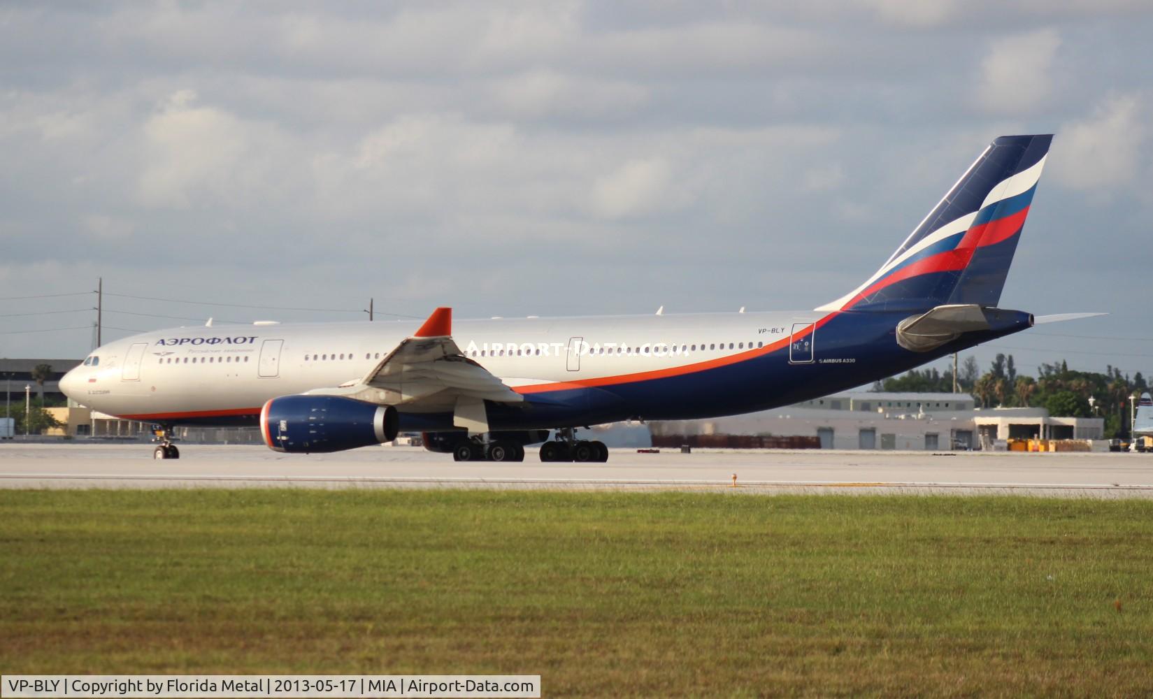 VP-BLY, 2008 Airbus A330-243 C/N 973, Aeroflot A330-200