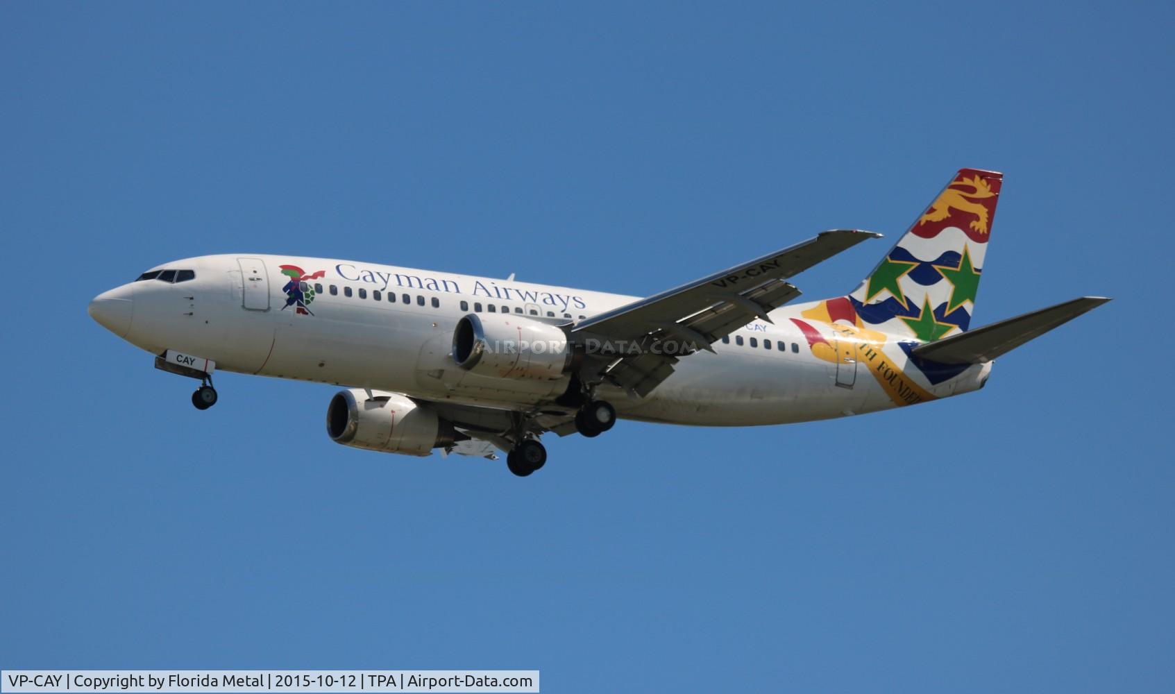 VP-CAY, 1993 Boeing 737-3Q8 C/N 26286, Cayman 737