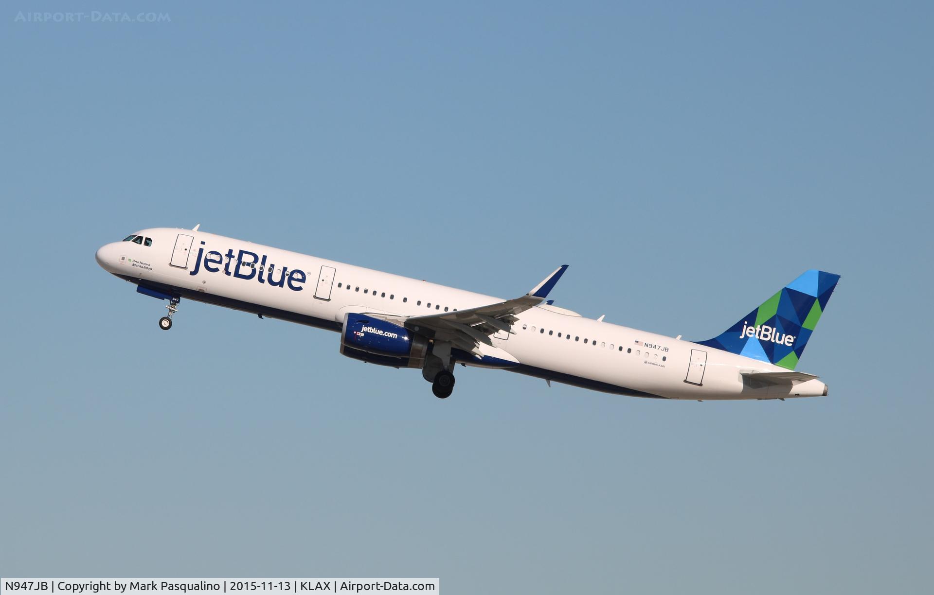 N947JB, 2015 Airbus A321-231 C/N 6448, Airbus A321