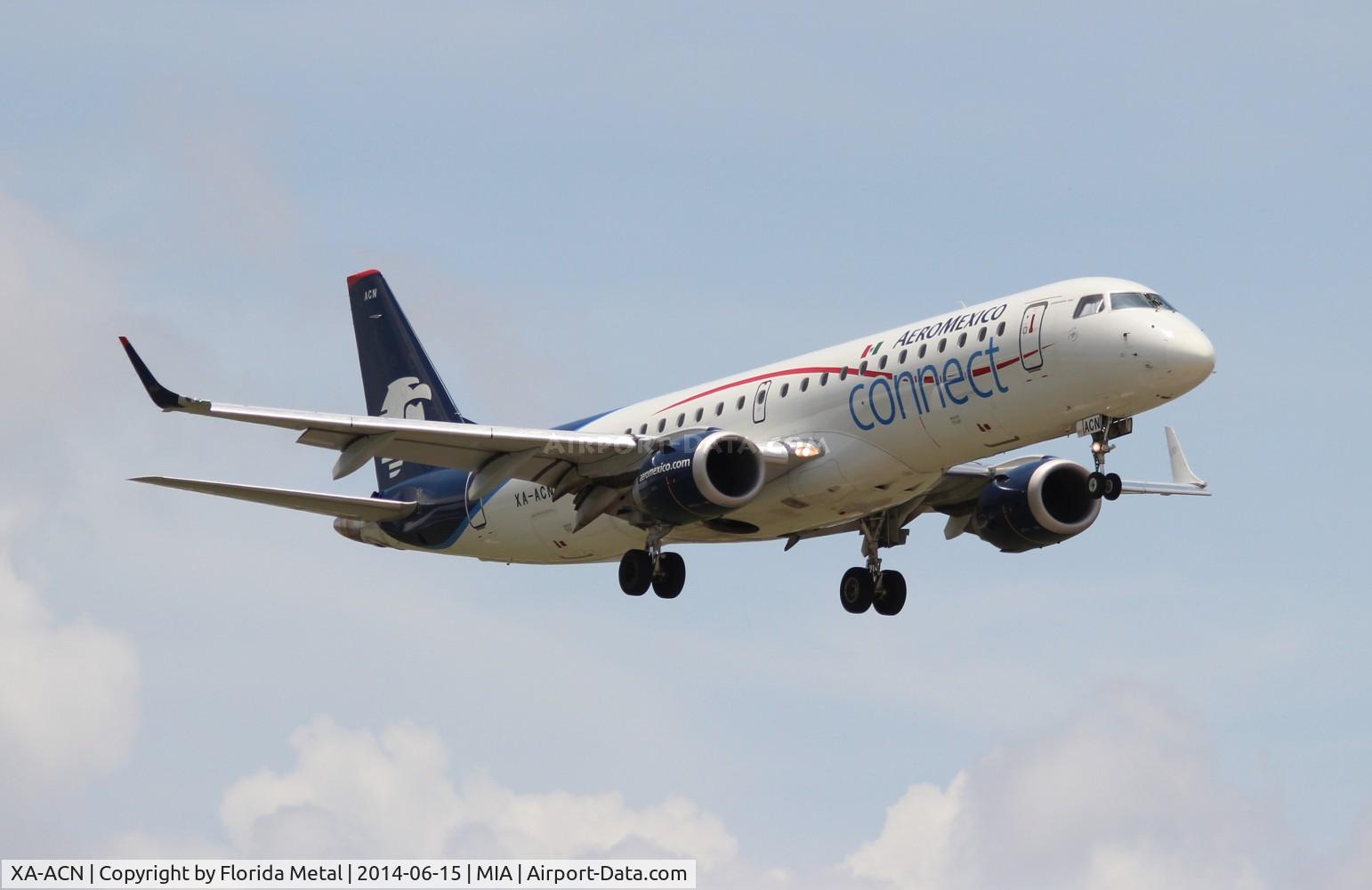 XA-ACN, 2012 Embraer 190AR (ERJ-190-100IGW) C/N 19000552, Aeromexico