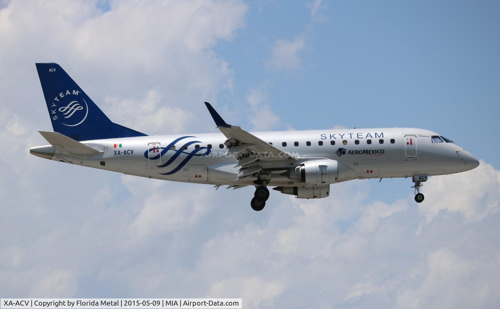 XA-ACV, 2005 Embraer 170SU (ERJ-170-100SU) C/N 17000046, Aeromexico Sky Team