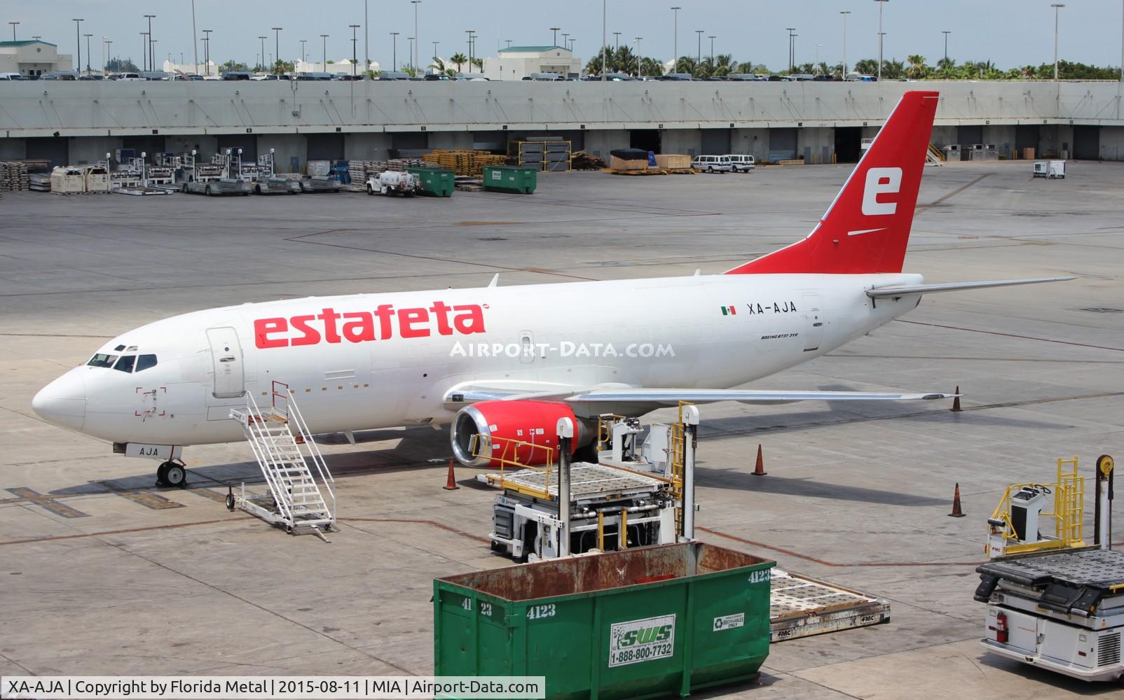 XA-AJA, 1987 Boeing 737-3Y0/SF C/N 23747, Estafeta Cargo