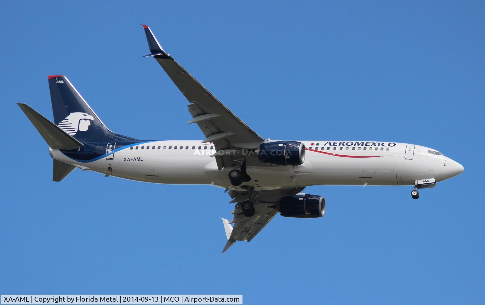 XA-AML, 2014 Boeing 737-852 C/N 36707, Aeromexico