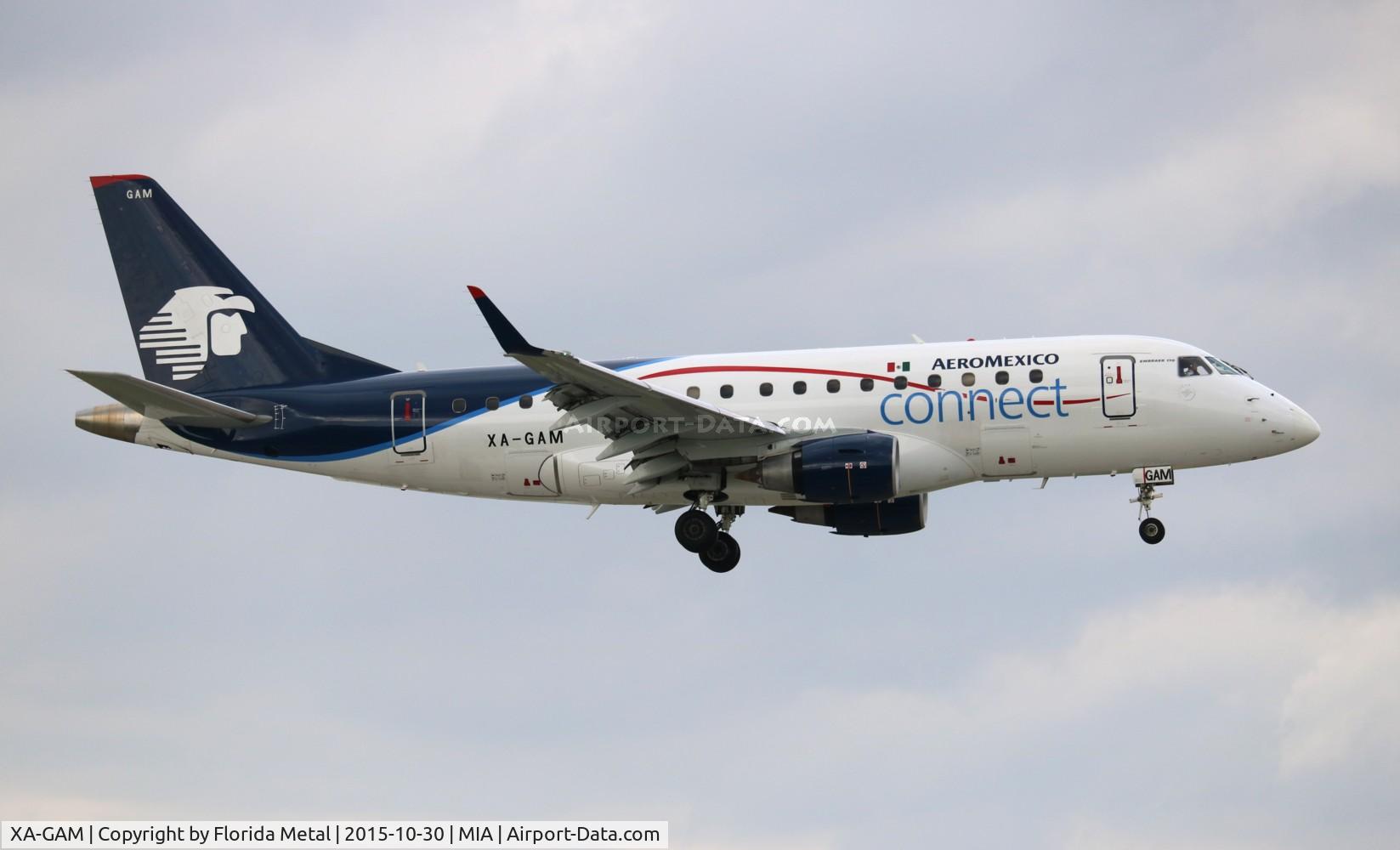XA-GAM, 2006 Embraer 170LR (ERJ-170-100LR) C/N 17000146, Aeromexico Connect E170