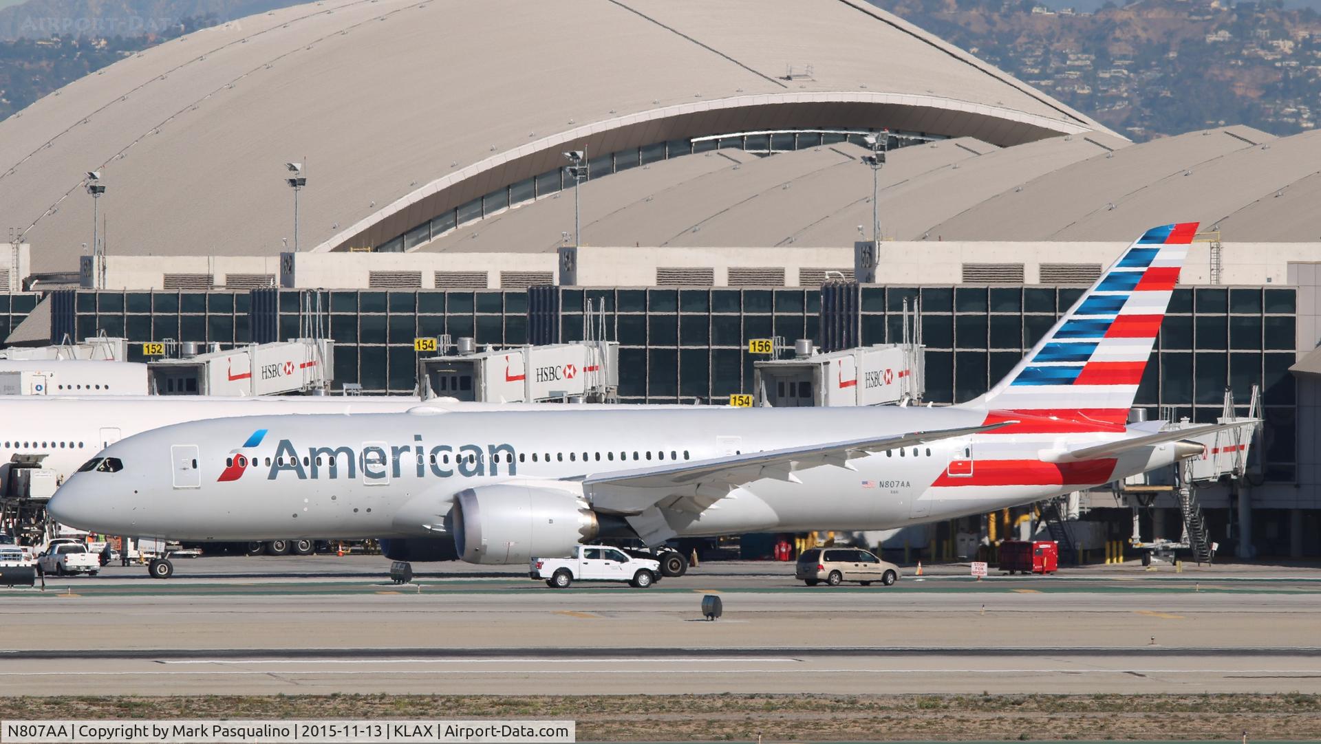N807AA, 2015 Boeing 787-8 Dreamliner C/N 40625, Boeing 787-8