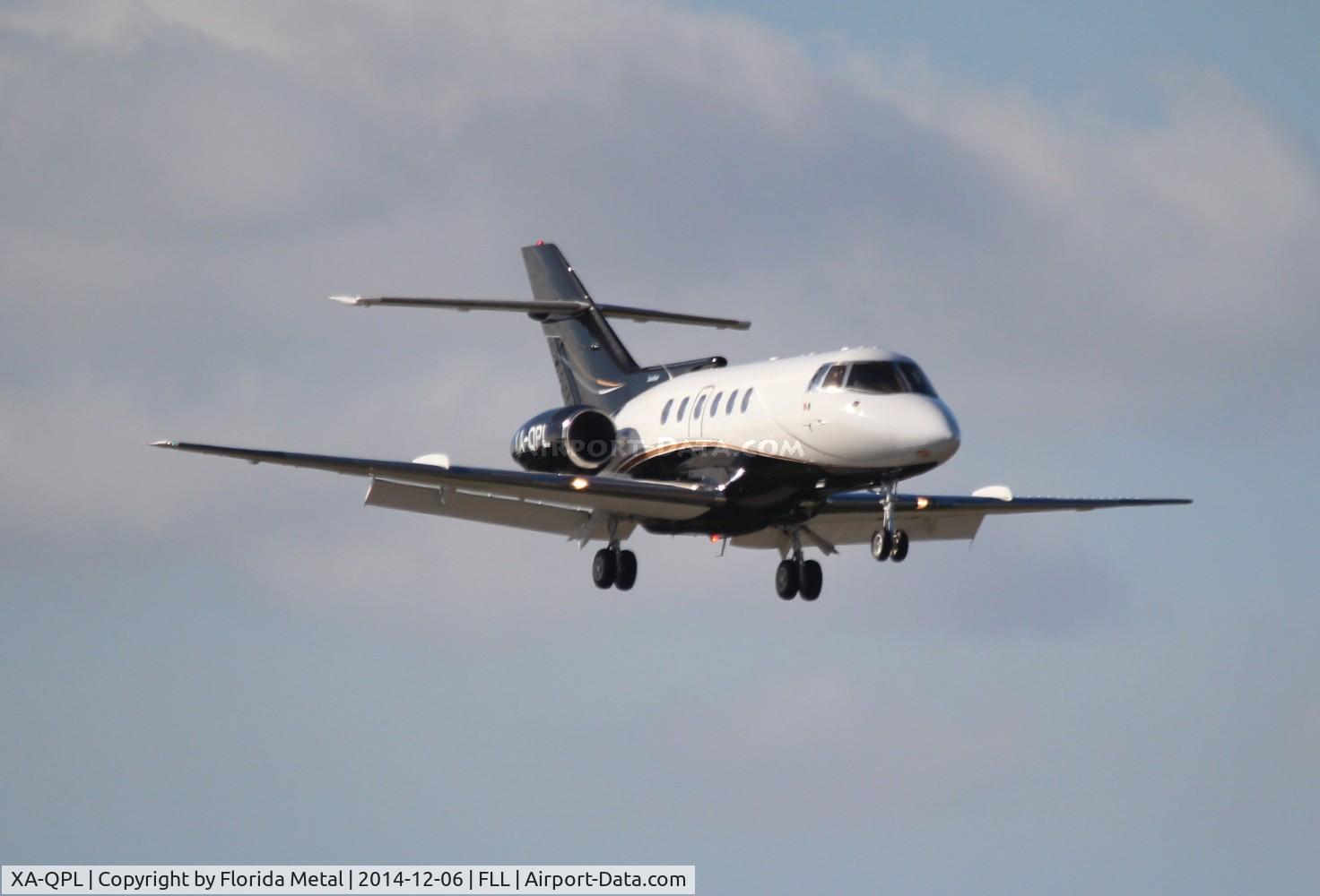XA-QPL, 1989 British Aerospace BAe.125 Series 800A C/N 258161, Hawker 800