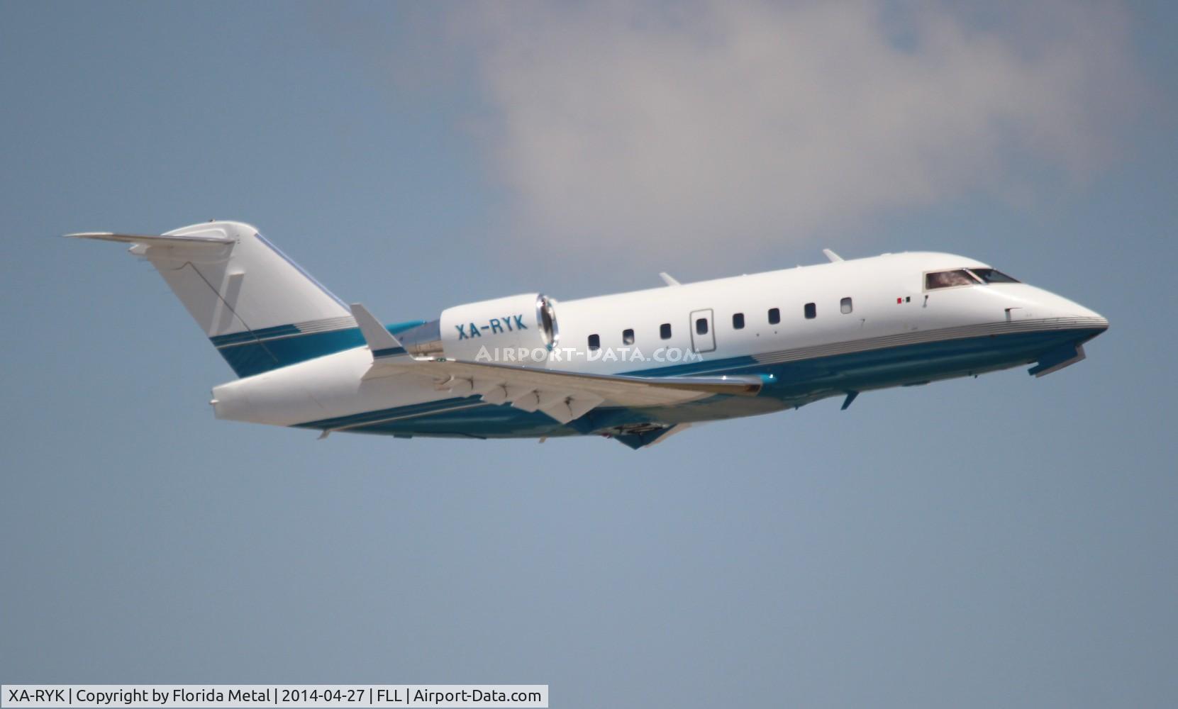 XA-RYK, Canadair Challenger 601-3A (CL-600-2B16) C/N 5122, Challenger 601