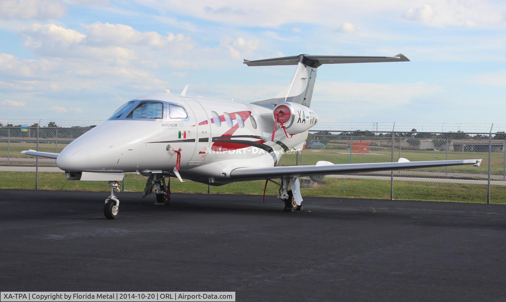 XA-TPA, 2012 Embraer EMB-500 Phenom 100 C/N 50000272, Phenom 100