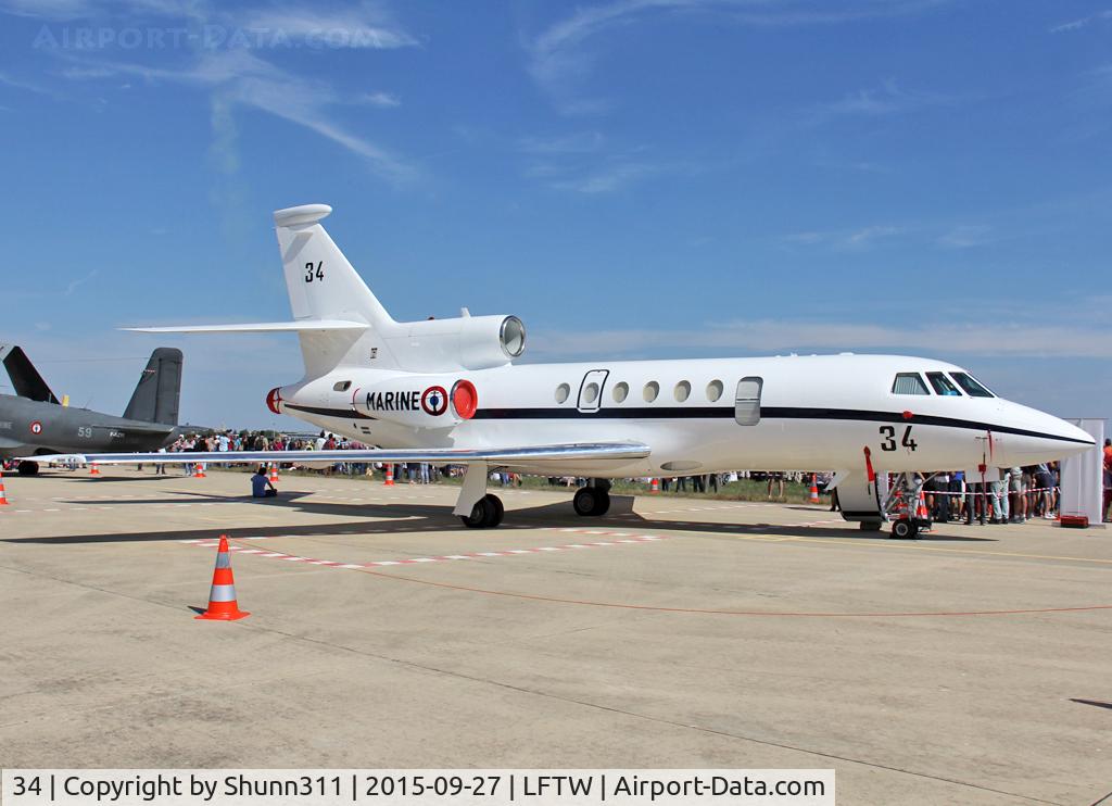 34, 1981 Dassault Falcon 50 C/N 34, Exhibited during FNI Airshow 2015