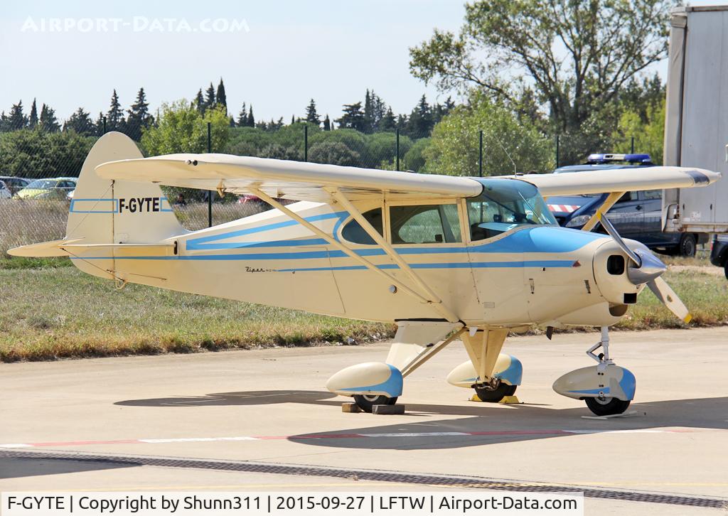 F-GYTE, Piper PA-22-150 Tri-Pacer C/N 22-3215, Exhibited during FNI Airshow 2015