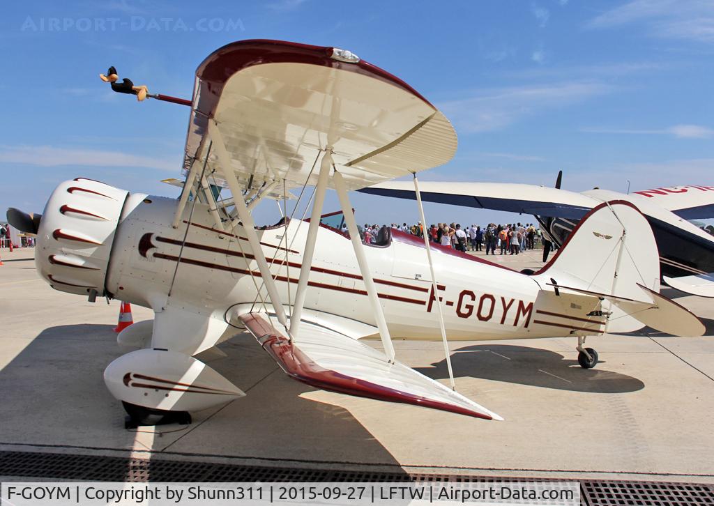 F-GOYM, 1993 Waco YMF-F5C C/N F5C-053, Exhibited during FNI Airshow 2015