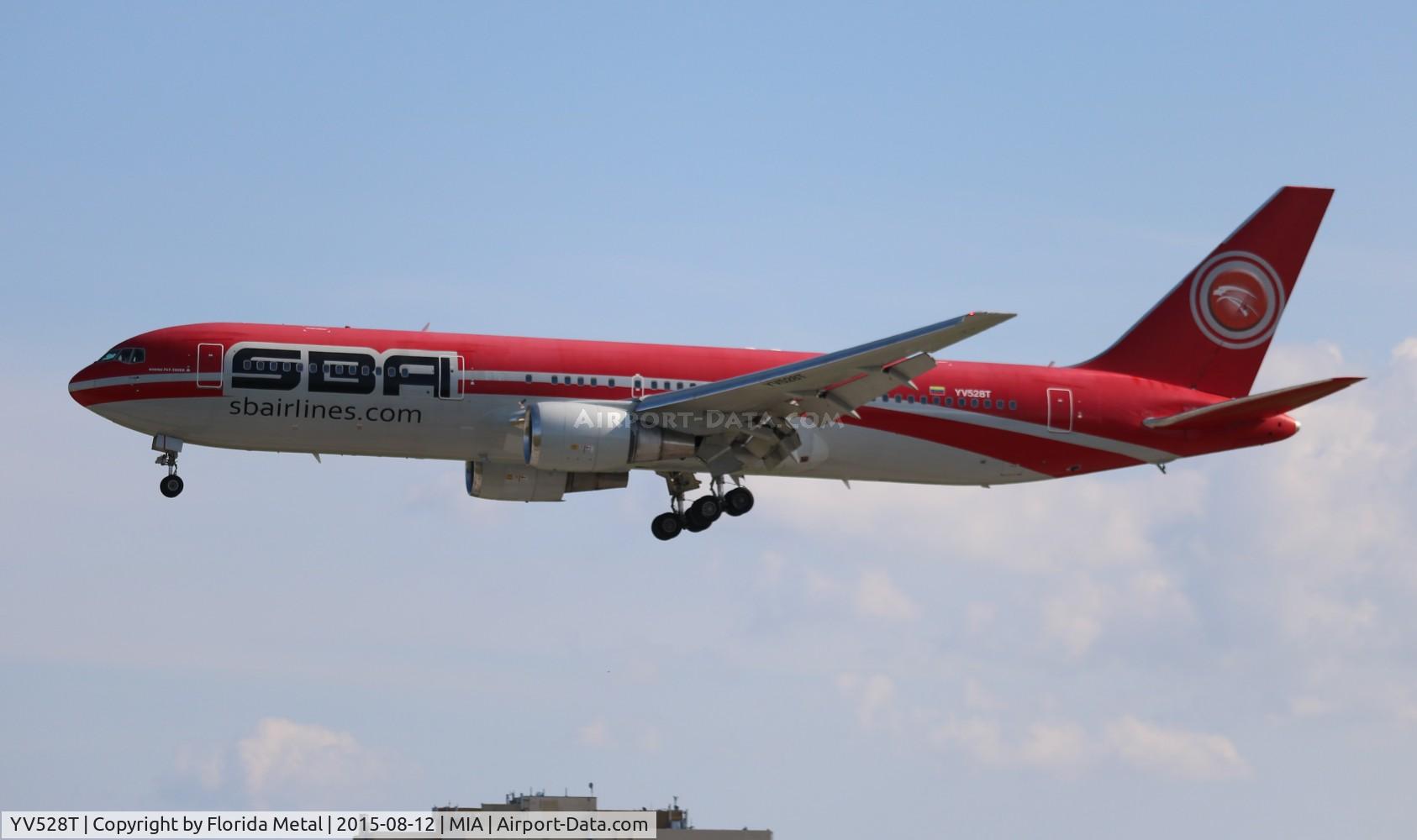 YV528T, Boeing 767-300/ER C/N 24349, Santa Barbara