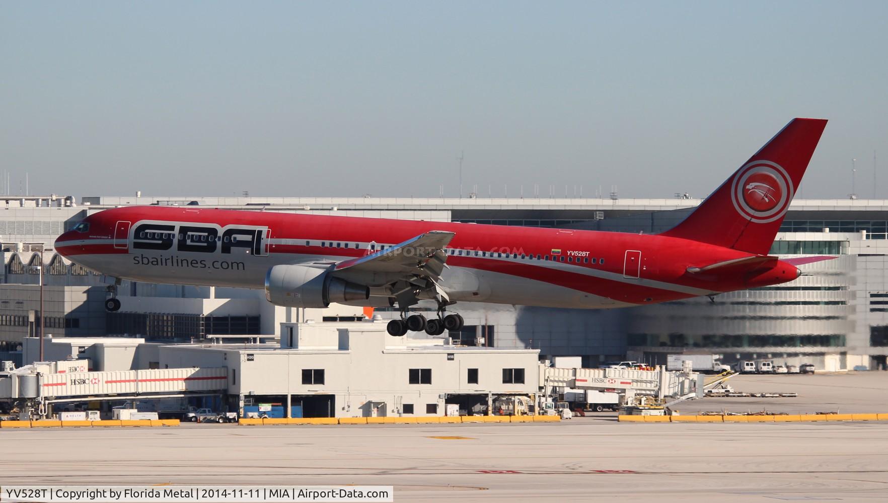 YV528T, Boeing 767-300/ER C/N 24349, Santa Barbara