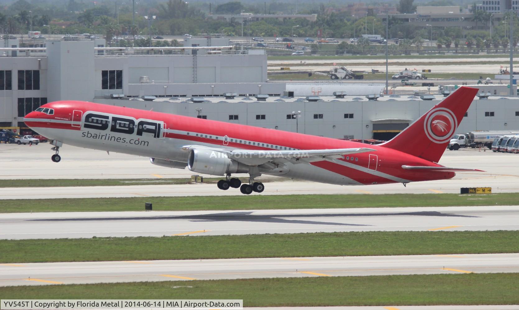 YV545T, 1988 Boeing 767-3P6/ER C/N 23764, Santa Barbara