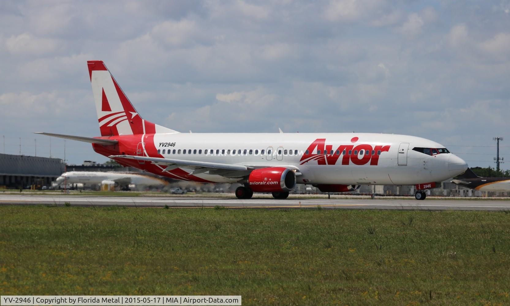 YV-2946, 1989 Boeing 737-401 C/N 23886, Avior 737-400