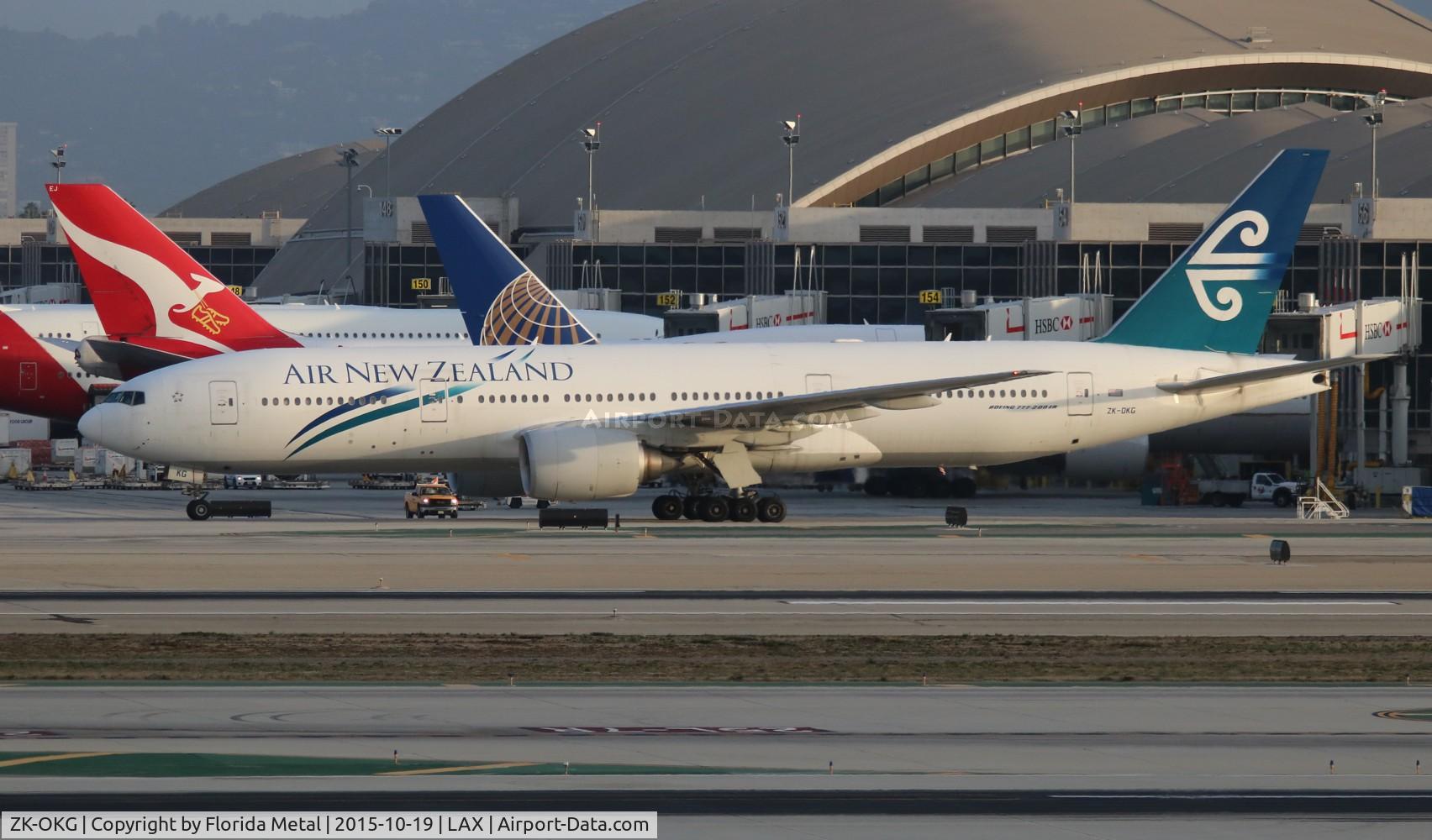 ZK-OKG, 2006 Boeing 777-219 C/N 29403, Air New Zealand
