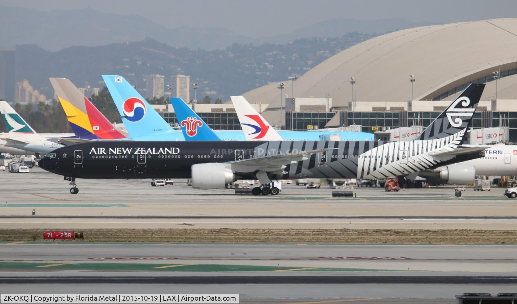 ZK-OKQ, 2011 Boeing 777-306/ER C/N 40689, Air New Zealand All Blacks