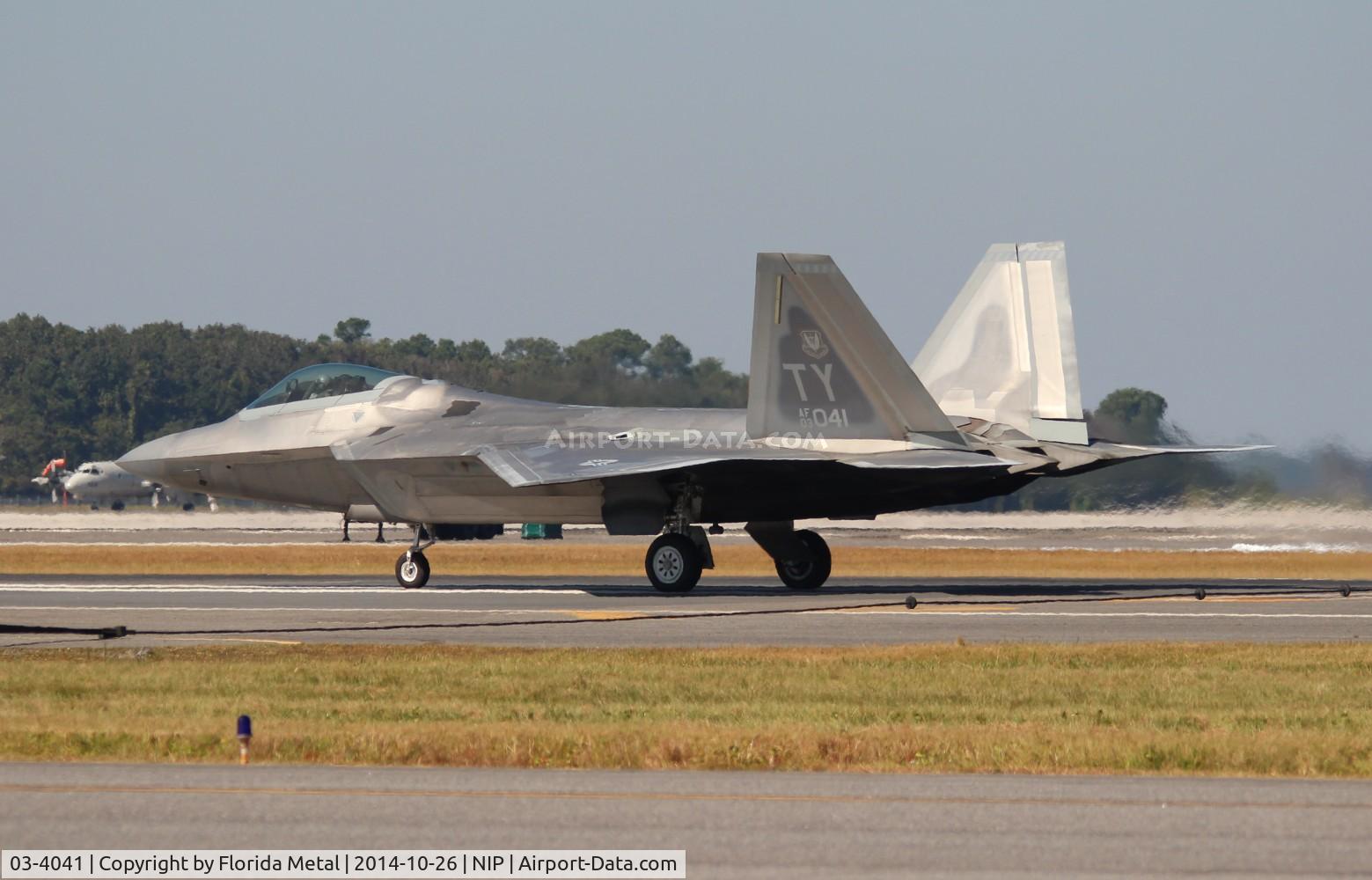 03-4041, 2003 Lockheed Martin F/A-22A Raptor C/N 4041, F-22A Raptor