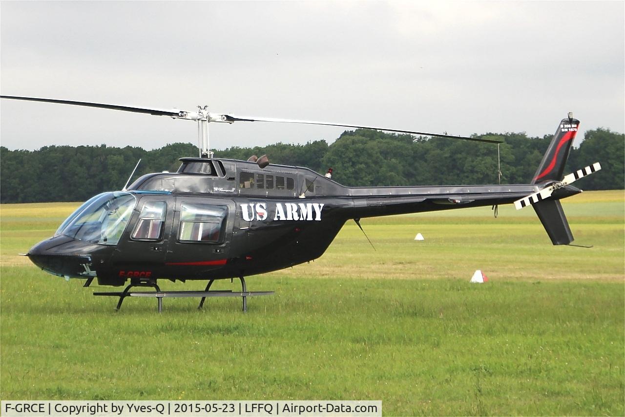 F-GRCE, Bell 206B JetRanger III C/N 1679, Bell 206B JetRanger III, Static display, La Ferté-Alais airfield(LFFQ) Air show 2015