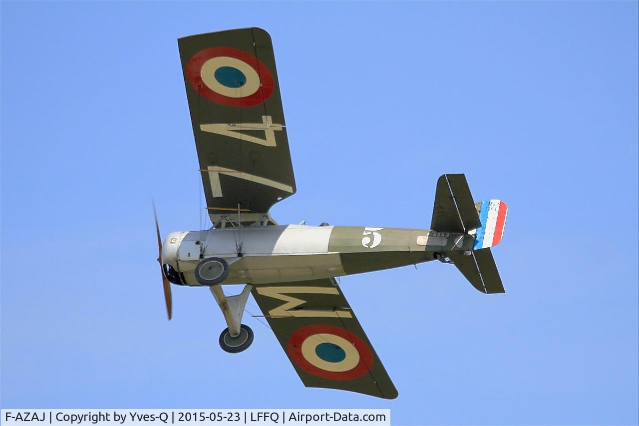 F-AZAJ, 1927 Morane-Saulnier MS-138EP-2 C/N 3220/138, Morane-Saulnier MS-138EP-2, On display, La Ferté-Alais Airfield (LFFQ) Air show 2015
