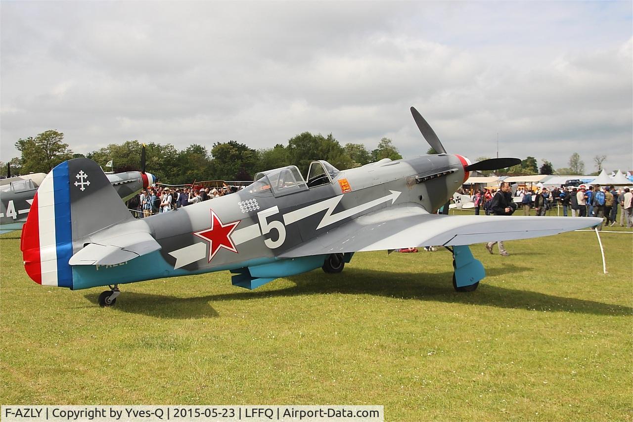 F-AZLY, Yakovlev Yak-3U C/N 172890, Yakovlev Yak-3U, Static display, La Ferté-Alais airfield (LFFQ) Airshow 2015