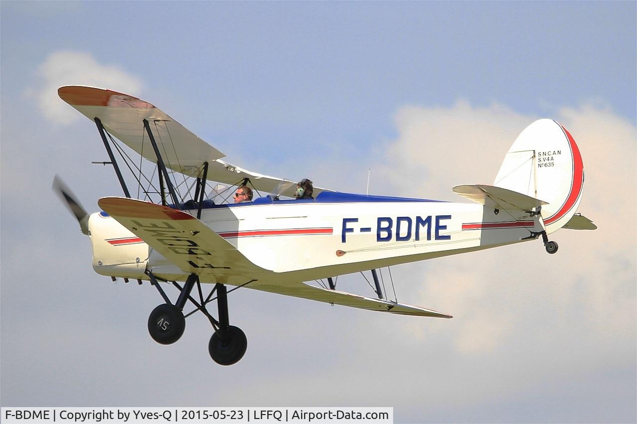 F-BDME, Stampe-Vertongen SV-4A C/N 635, Stampe-Vertongen SV-4A, On display, La Ferté-Alais airfield (LFFQ) Air show 2015