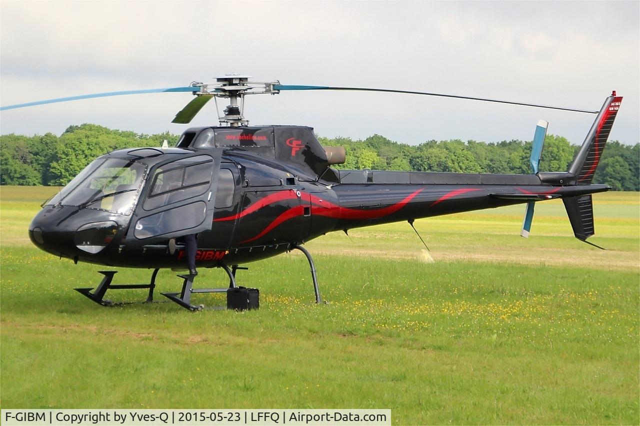F-GIBM, 2008 Aerospatiale AS-350D AStar C/N 1424, Aerospatiale AS-350B Ecureuil, Static display, La Ferté-Alais airfield (LFFQ) Airshow 2015