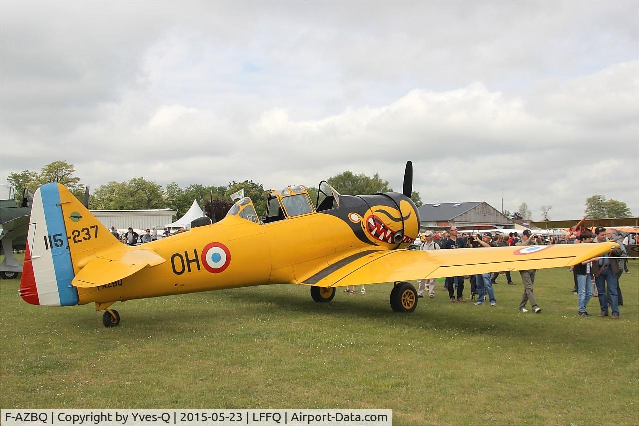 F-AZBQ, North American T-6G Texan C/N 182-535, North American T-6G Texan, Static display, La Ferté-Alais Airfield (LFFQ) Air show 2015