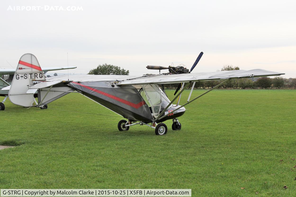 G-STRG, 2001 Cyclone AX2000 C/N 7837, Cyclone AX2000, a new resident to Fishburn Airfield, October 25th 2015.
