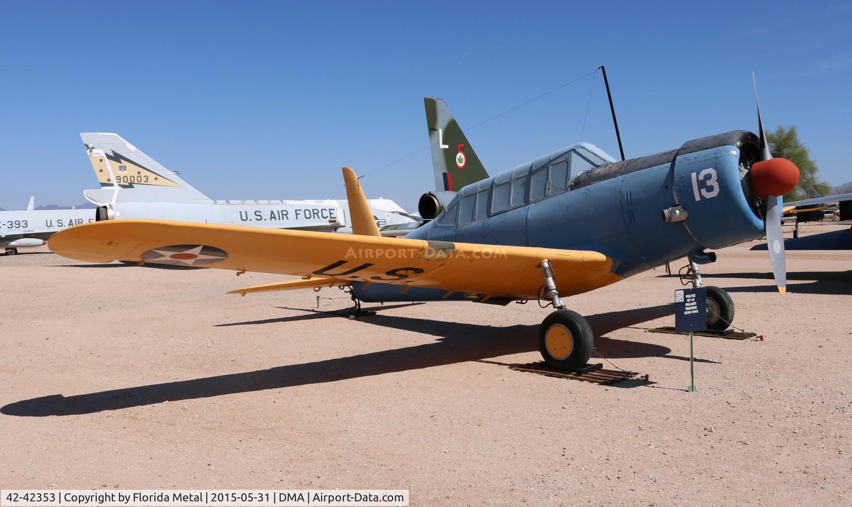 42-42353, 1943 Vultee BT-13A Valiant C/N 74-9103, BT-13A Valiant