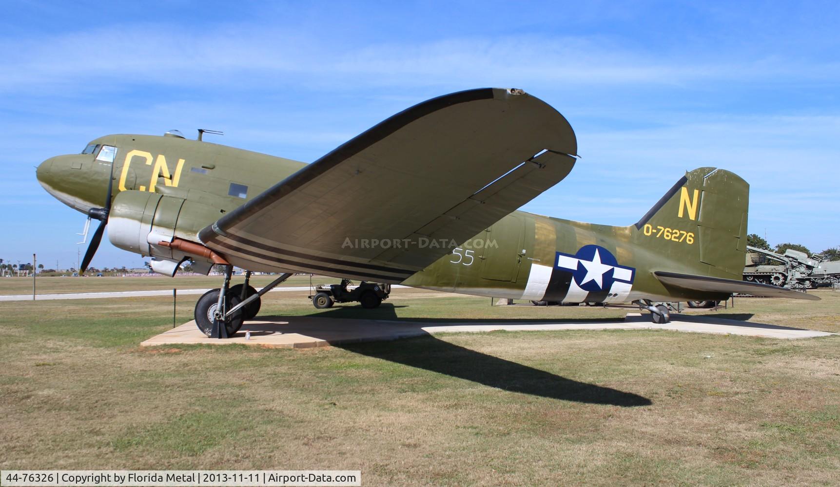 44-76326, 1944 Douglas VC-47D-25-DK Skytrain C/N 32658, VC-47 at Battleship Alabama Museum